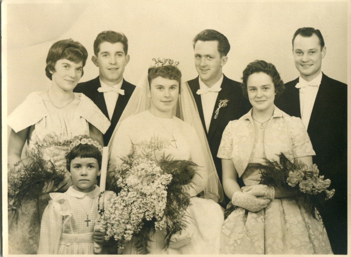 Haus Foschepoth 60-ziger Jahre Hochzeit Willi und Magda 03.02.1960