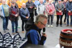 Marktmeister Dennis Volke bei seiner Ansprache